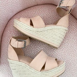 Target Nude Pink Espadrille Wedges